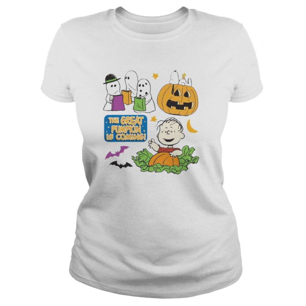 It’s The Great Pumpkin Charlie Brown Halloween  Classic Women's T-shirt
