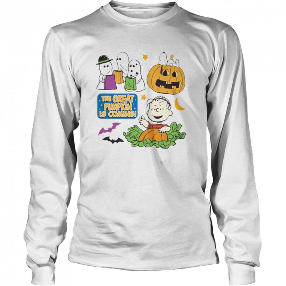 It’s The Great Pumpkin Charlie Brown Halloween  Long Sleeved T-shirt