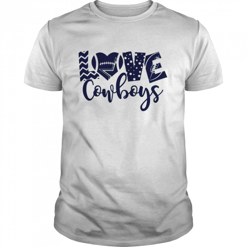 Love Cowboys shirt Classic Men's T-shirt