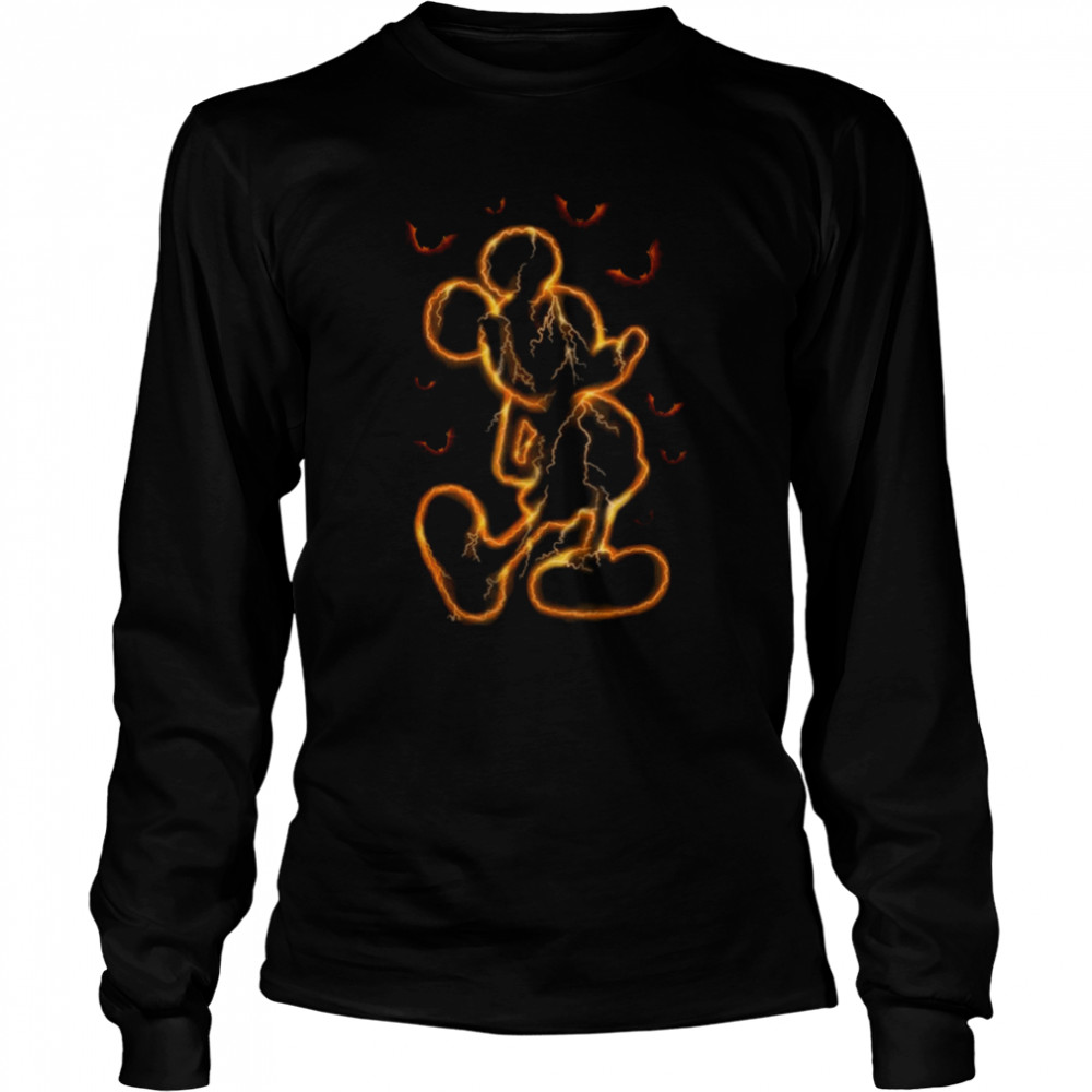 Mickey Halloween Gold Scary T- Long Sleeved T-shirt