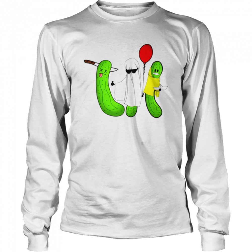 Pickle Funny Halloween Party Mit Essiggurken Rick And Morty shirt Long Sleeved T-shirt
