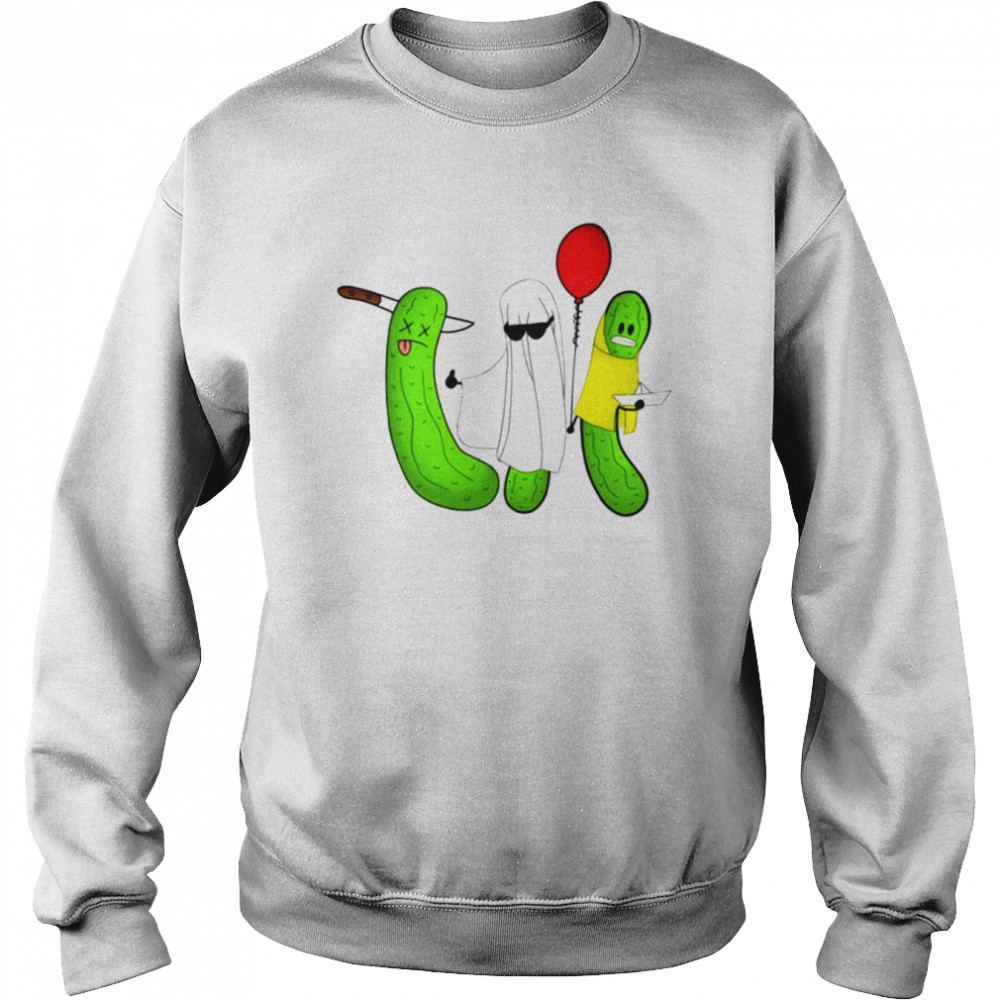 Pickle Funny Halloween Party Mit Essiggurken Rick And Morty shirt Unisex Sweatshirt