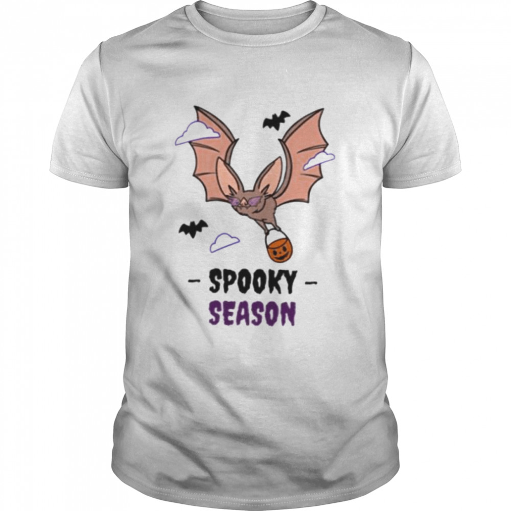 Spooky Season Bat Halloween Illustration shirt Classic Men's T-shirt