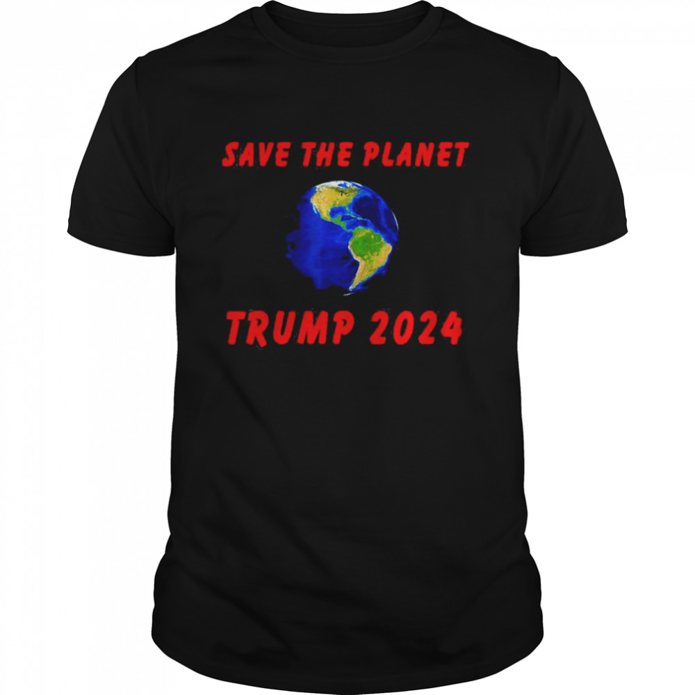 Trump 2024 – Save the Planet T- Classic Men's T-shirt