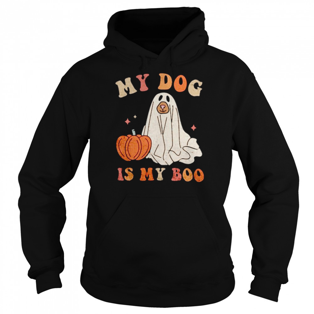 my dog is my boo shirt unisex hoodie