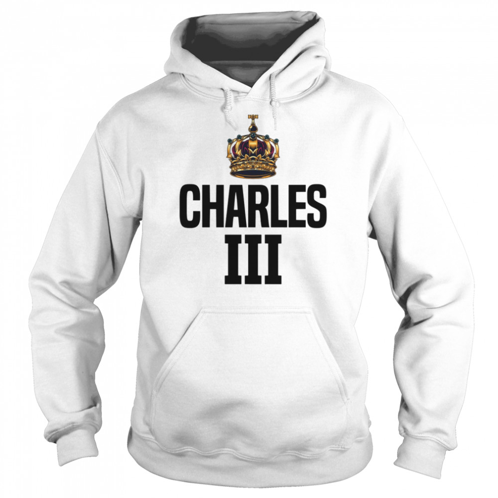 the throne of uk king charles iii shirt unisex hoodie