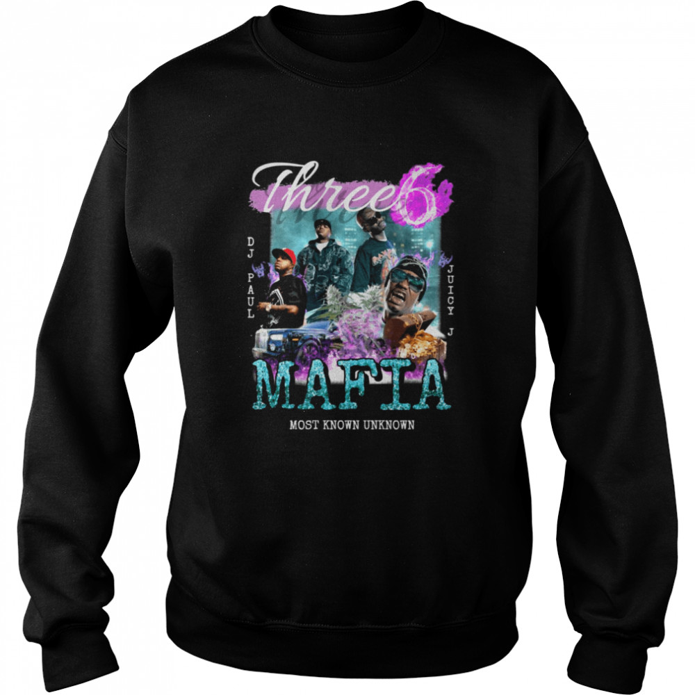 Three 6 Mafia Vintage Hip Hop 90s shirt Unisex Sweatshirt