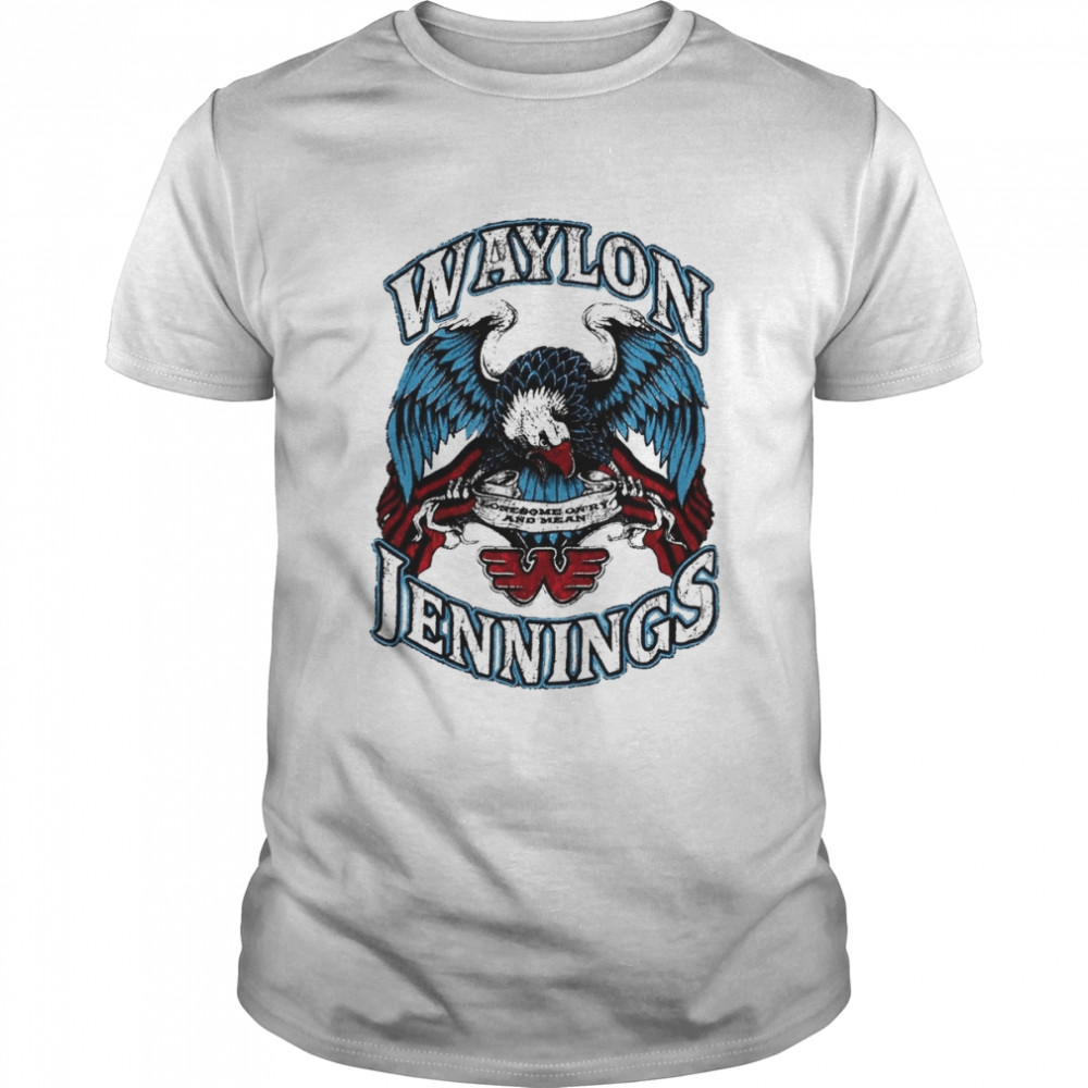 Waylon Jennings Country Music shirt Classic Men's T-shirt