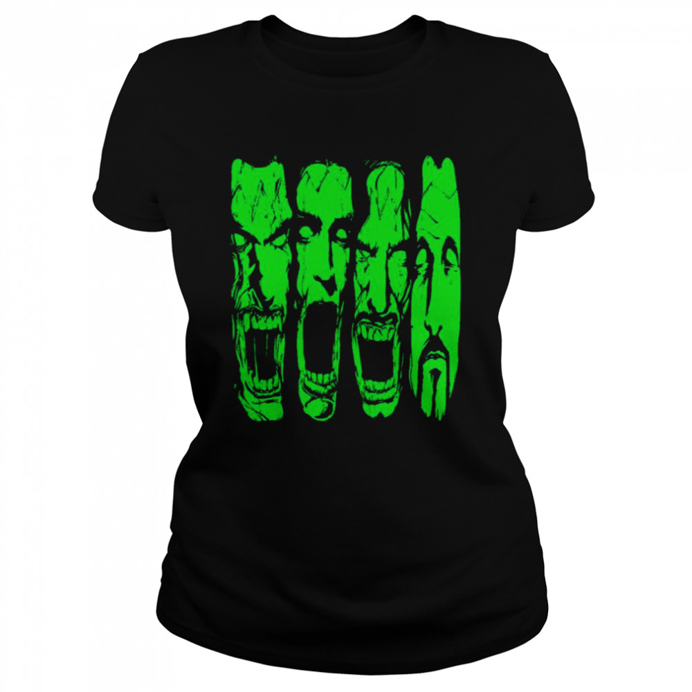 All Hallow’s Evil Green Halloween shirt Classic Women's T-shirt