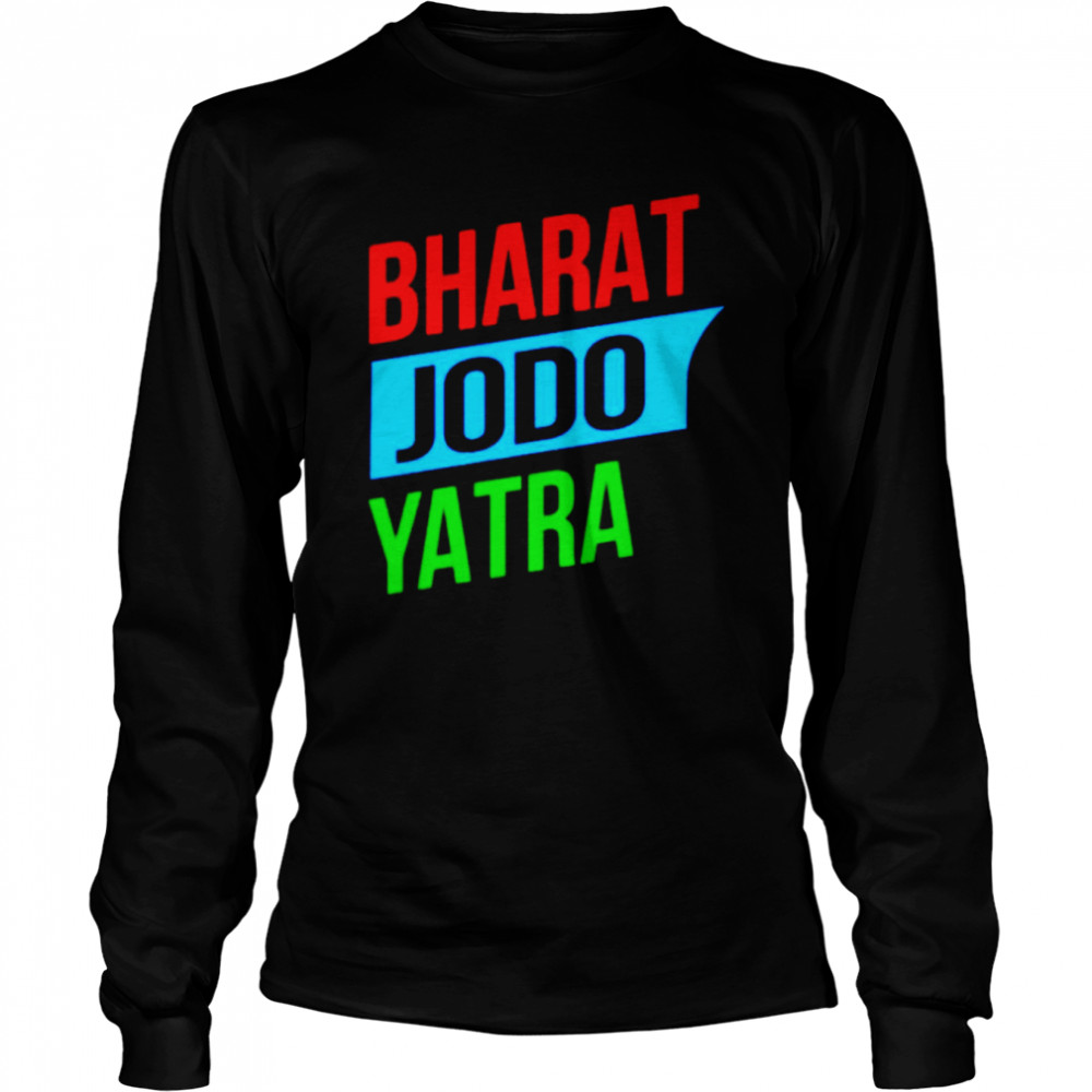 Ashok Kashmir Bharat Jodo Yatra shirt Long Sleeved T-shirt