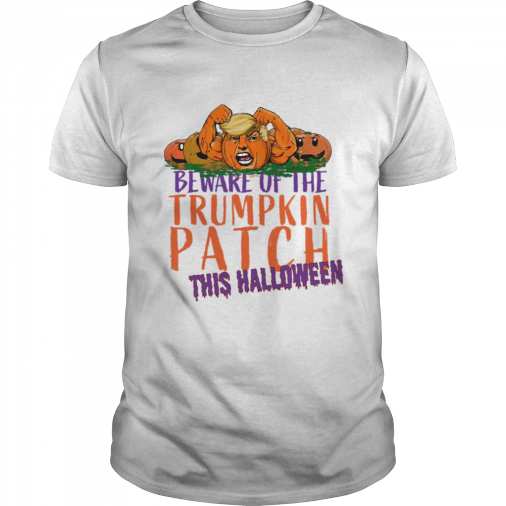 Beware Of The Trumpkin Patch This Halloween shirt Classic Men's T-shirt