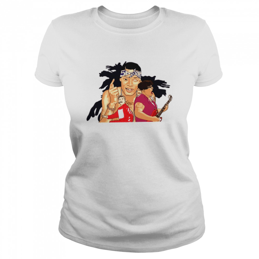 dg animated pnb rock design shirt classic womens t shirt