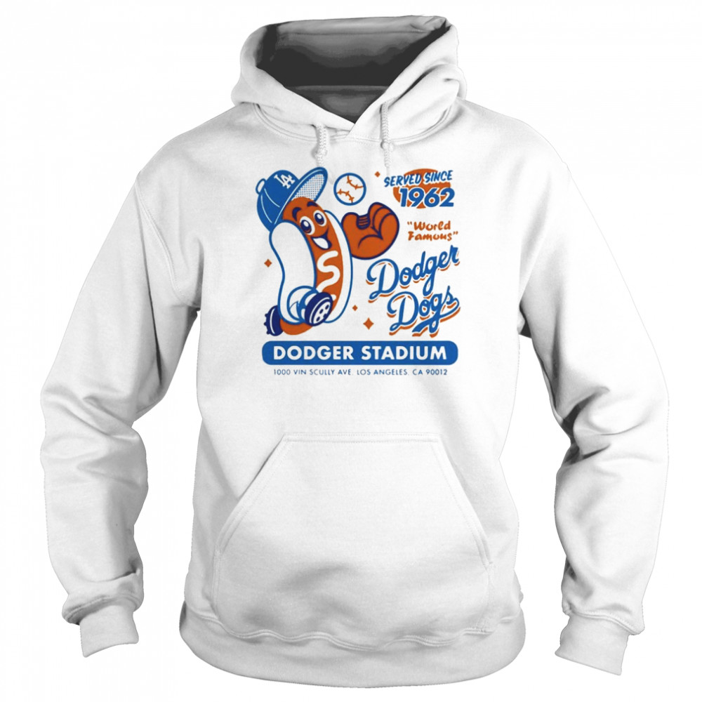 Dodger Dogs Since 1962 Dodgers Baseball Tall T- Unisex Hoodie