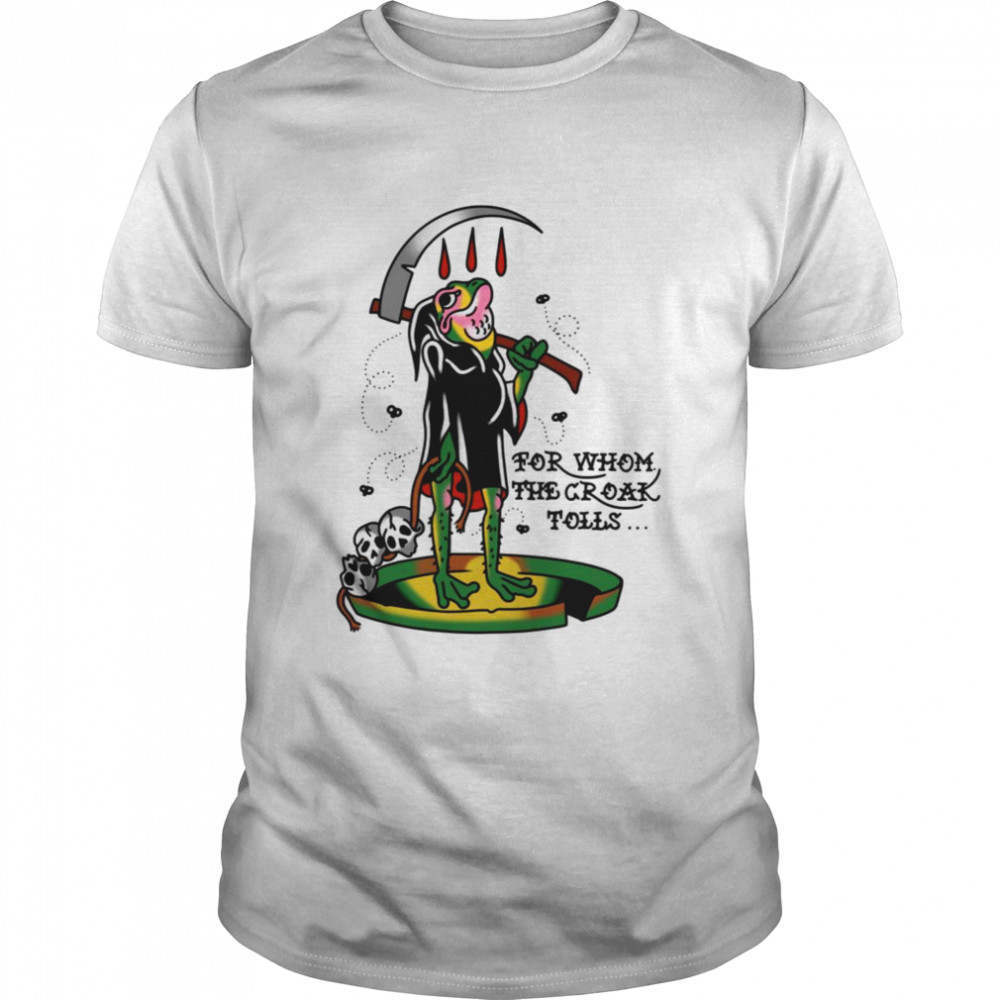 For Whom The Frog Reaper Halloween shirt Classic Men's T-shirt