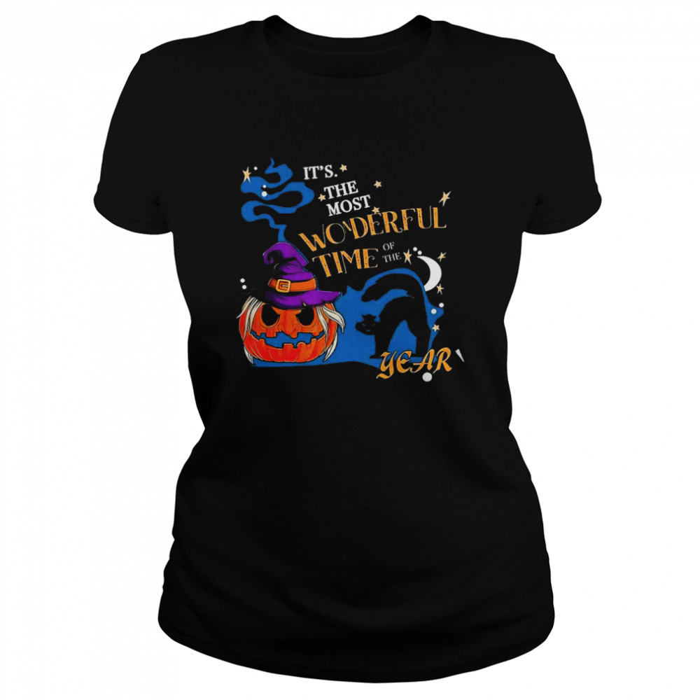 Halloween Pumpkin T It’s the Most Wonderful Time shirt Classic Women's T-shirt