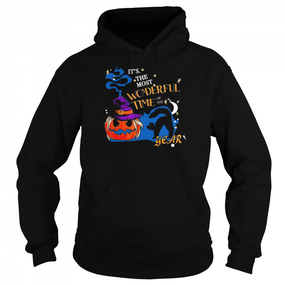 Halloween Pumpkin T  It’s the Most Wonderful Time shirt Unisex Hoodie