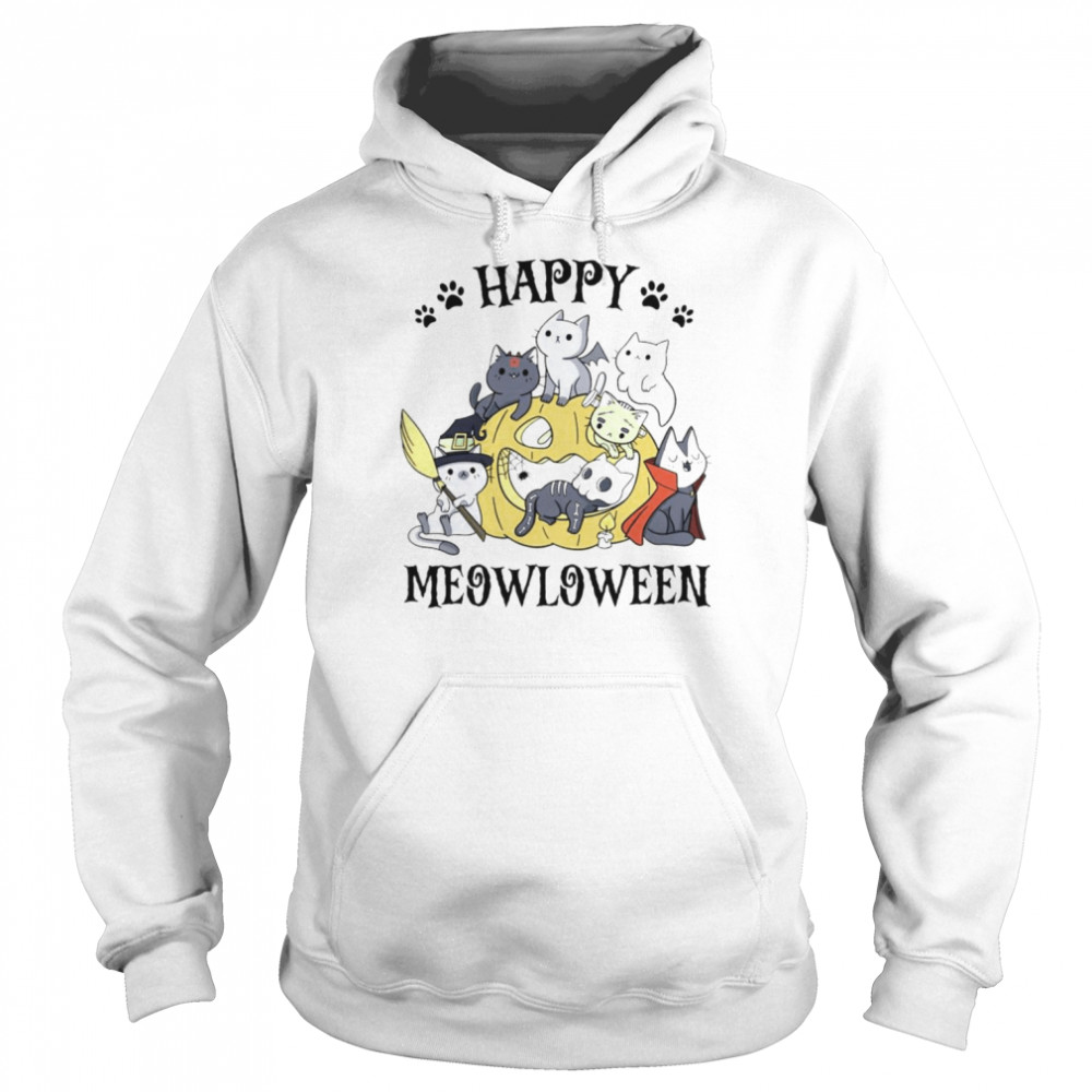 Happy Meowloween Halloween shirt Unisex Hoodie