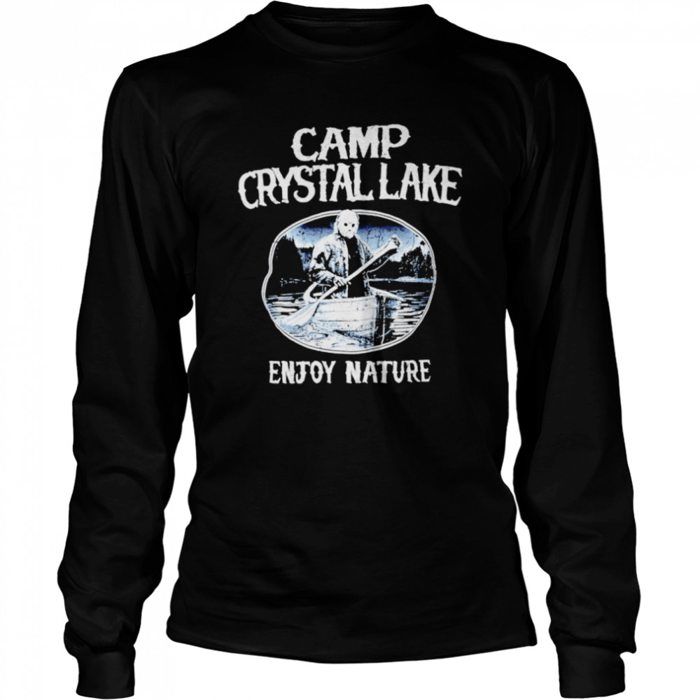 jason voorhees camp crystal lake enjoy nature unisex t shirt long sleeved t shirt