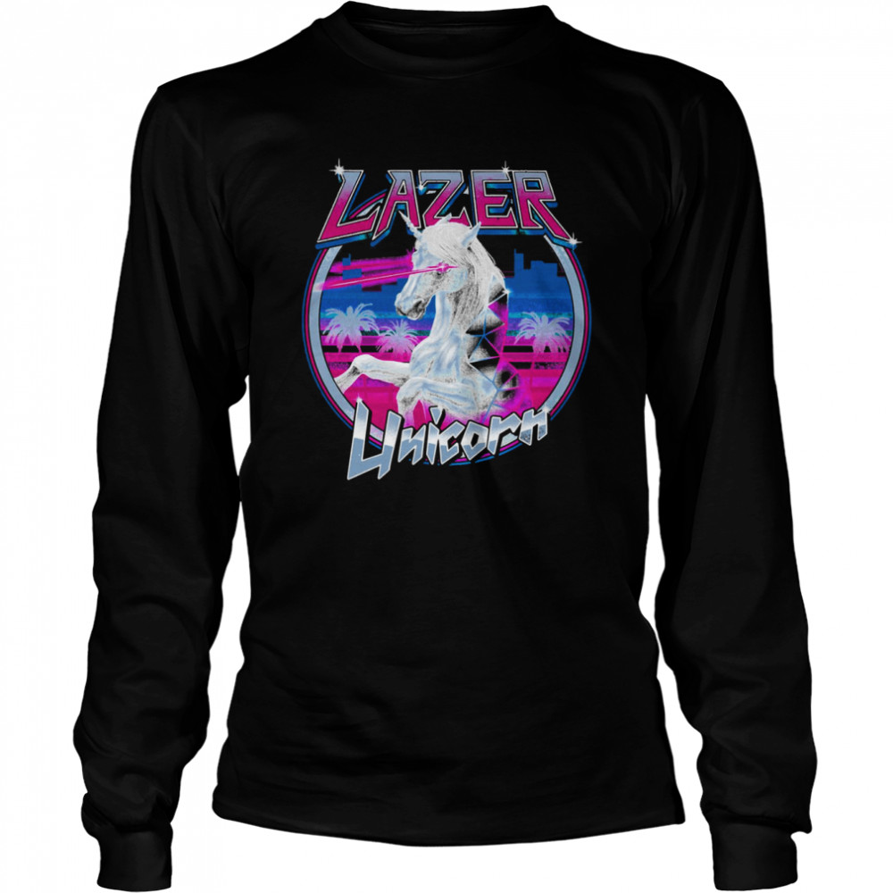 lazer unicorn shirt long sleeved t shirt
