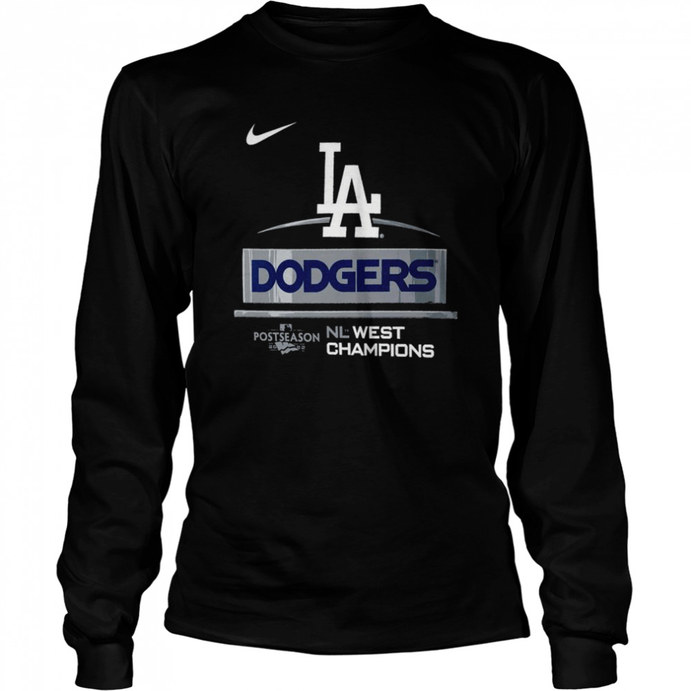 Los Angeles Dodgers MLB Postseason 2022 NL West Champions  Long Sleeved T-shirt