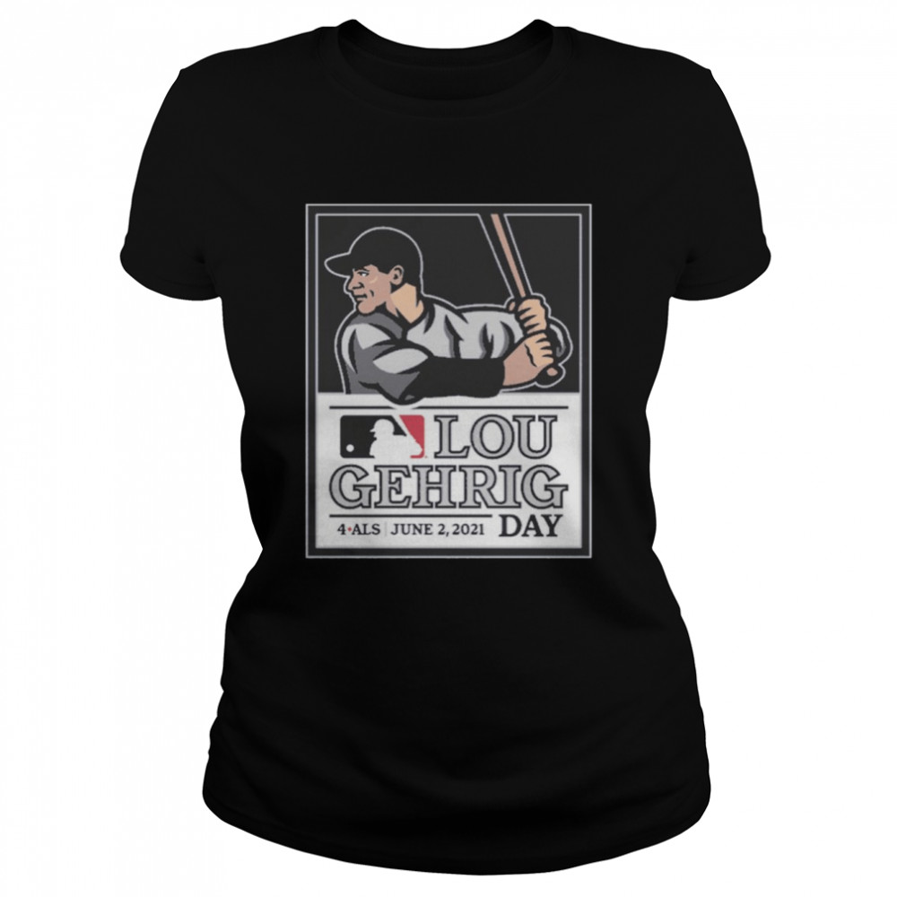 Lou Gehrig Day Logo Mlb shirt Classic Women's T-shirt