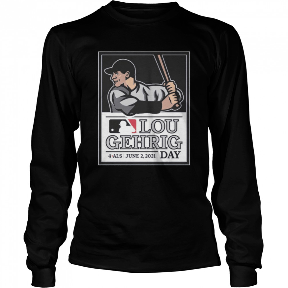 Lou Gehrig Day Logo Mlb shirt Long Sleeved T-shirt