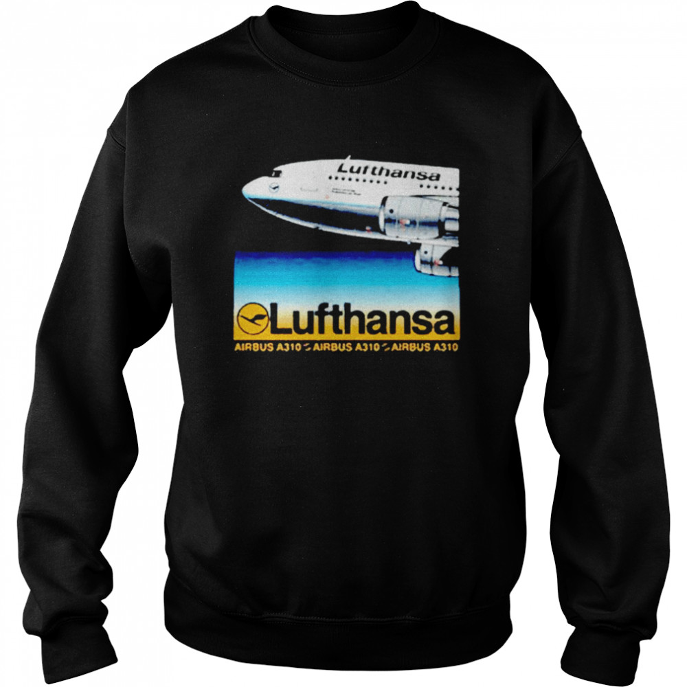 Lufthansa airbus a310 shirt Unisex Sweatshirt