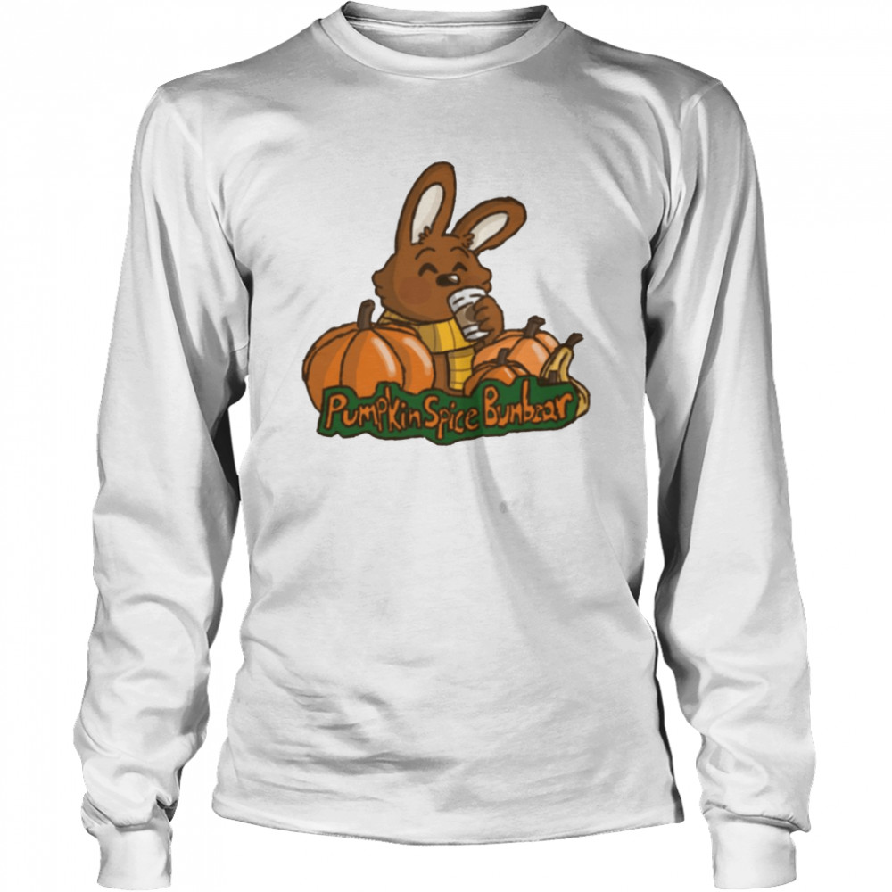 pumpkin spice bunbear shirt long sleeved t shirt