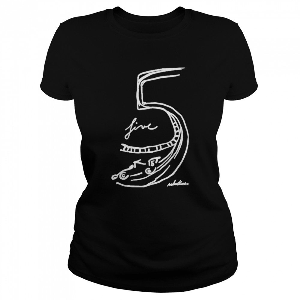 Sebastian vettel five 5 signature shirt Classic Women's T-shirt