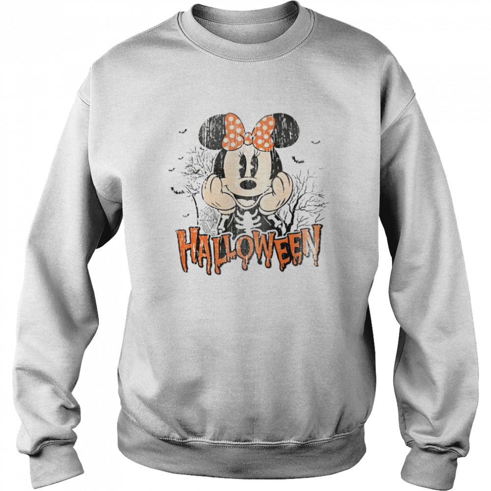 Vintage Mickey Disney Halloween Minnie Comfort Color T  Unisex Sweatshirt