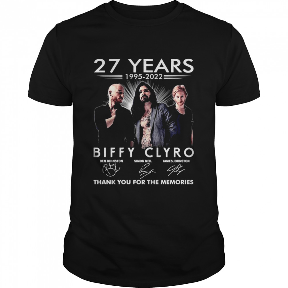 27 Years 1995 2022 Anniversary Biffy Clyro shirt Classic Men's T-shirt