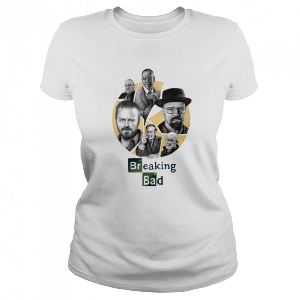 all characters the breaking bad 2022 shirt classic womens t shirt