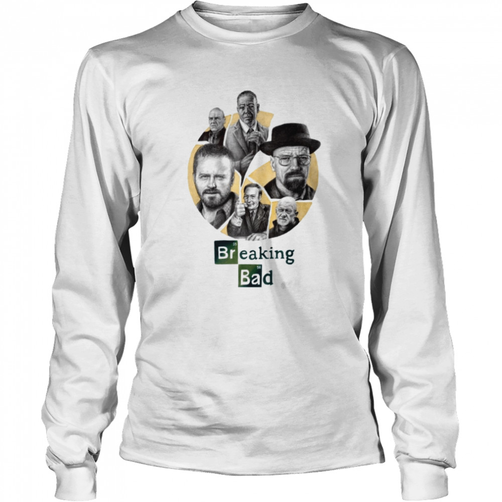 All Characters The Breaking Bad 2022 shirt Long Sleeved T-shirt