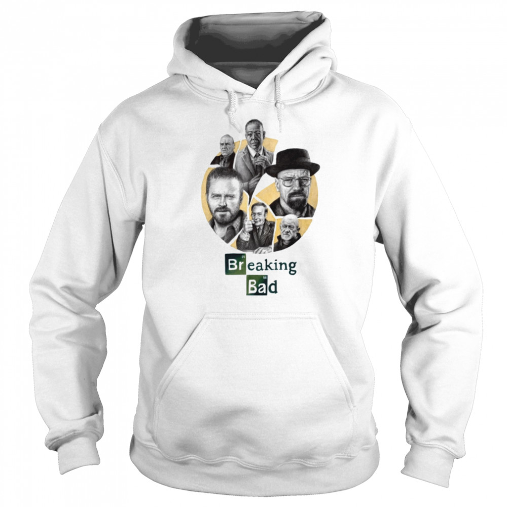 All Characters The Breaking Bad 2022 shirt Unisex Hoodie