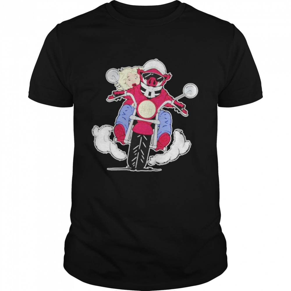 Arkansas Razorbacks football motorcycle shirt Classic Men's T-shirt