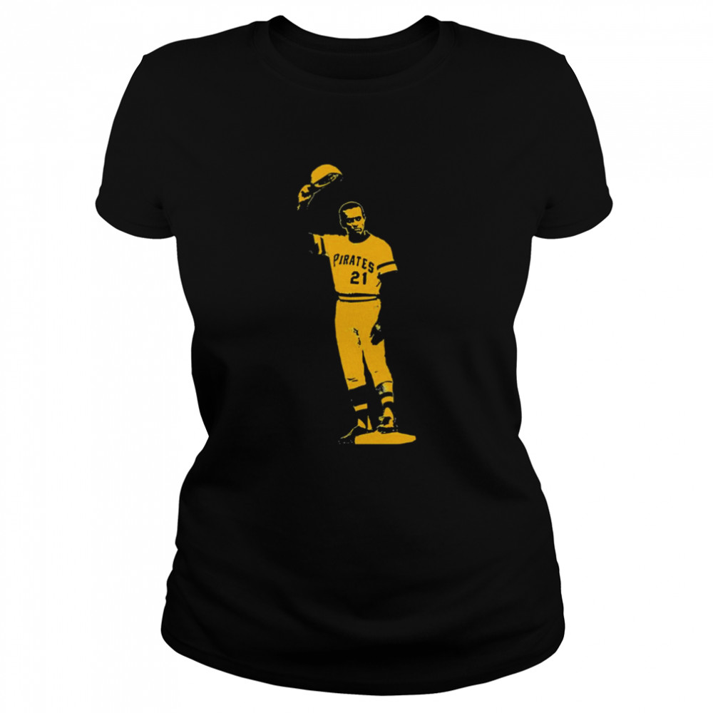 Arriba The Yellow Stencil Pittsburgh shirt Classic Women's T-shirt