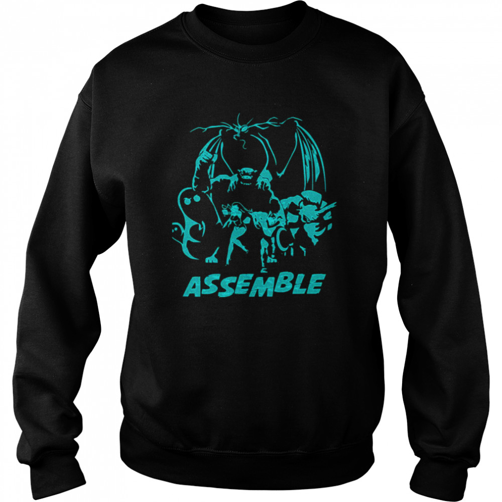 Assemble Team Neon Art The Herculoids shirt Unisex Sweatshirt