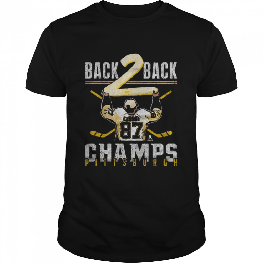Back 2 Back Pittsburgh Penguins Champs Sidney Crosby shirt Classic Men's T-shirt