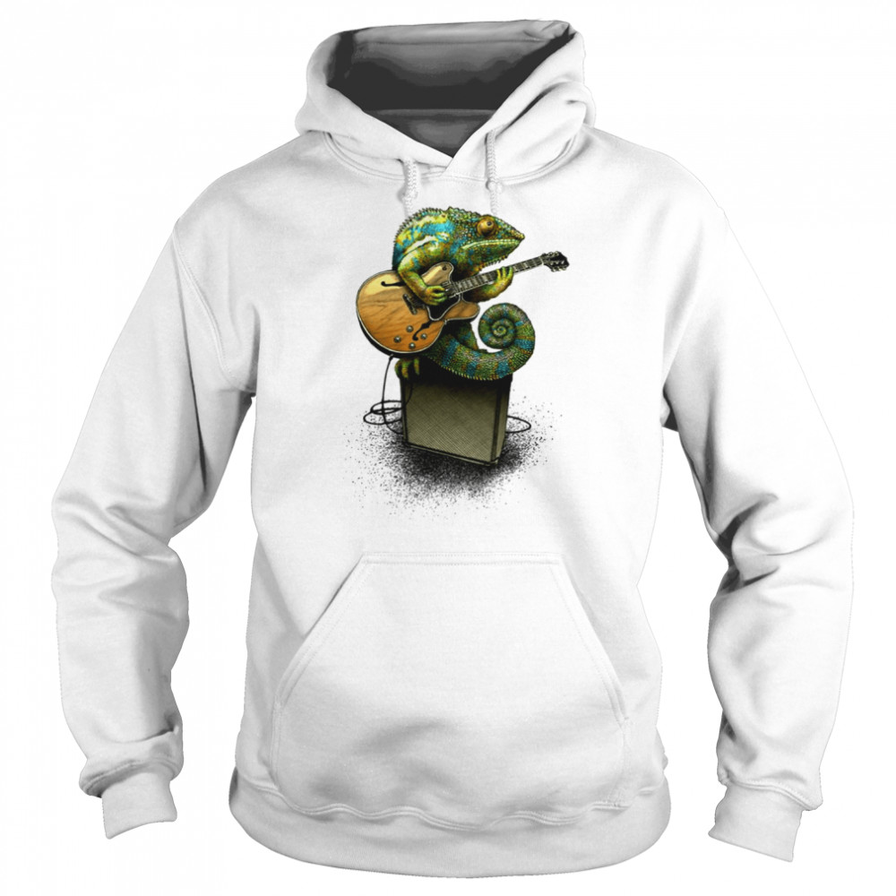 chameleon plays the blues plus a few other colors shirt unisex hoodie