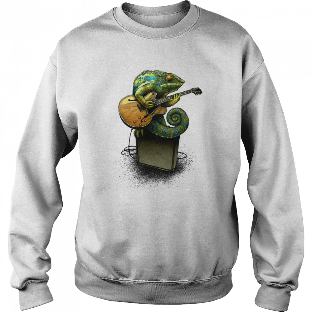Chameleon Plays The Blues Plus A Few Other Colors shirt 11 Chameleon Plays The Blues Plus A Few Other Colors shirt Unisex Sweatshirt