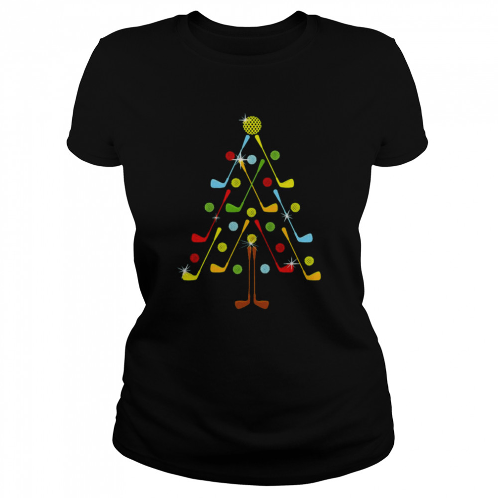 Christmas Tree Golf Ball shirt Classic Women's T-shirt