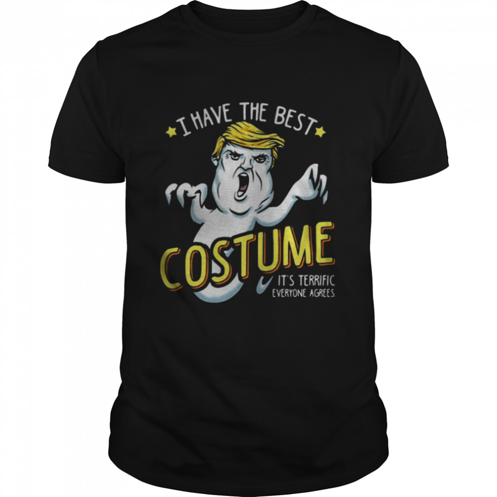 Costume Ghost Donald Trump Spooky Night shirt Classic Men's T-shirt