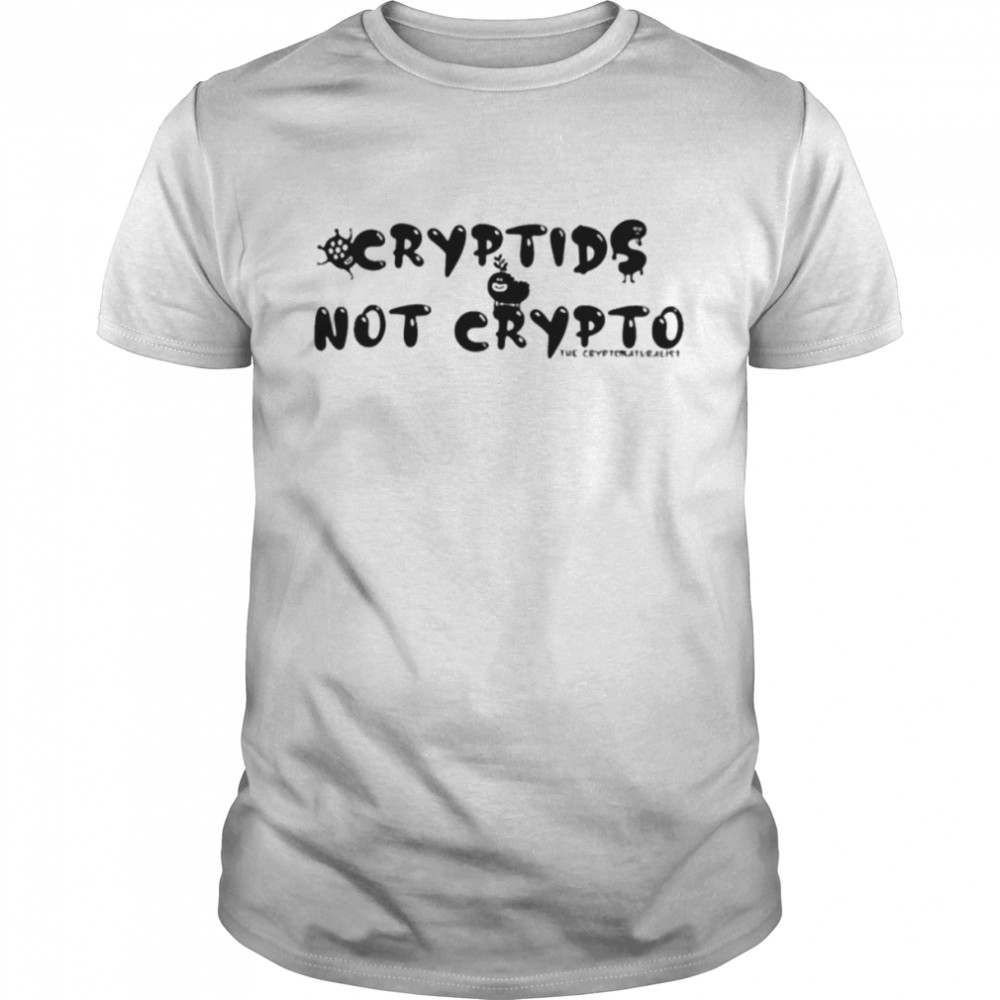 Cryptids not crypto shirt Classic Men's T-shirt