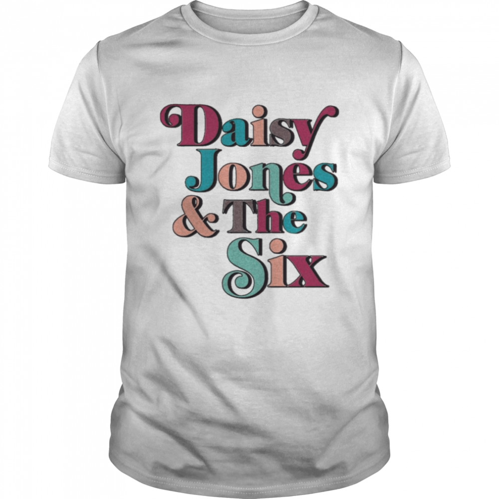Daisy Jones And The Six Colour Retro Band Logo shirt Classic Men's T-shirt