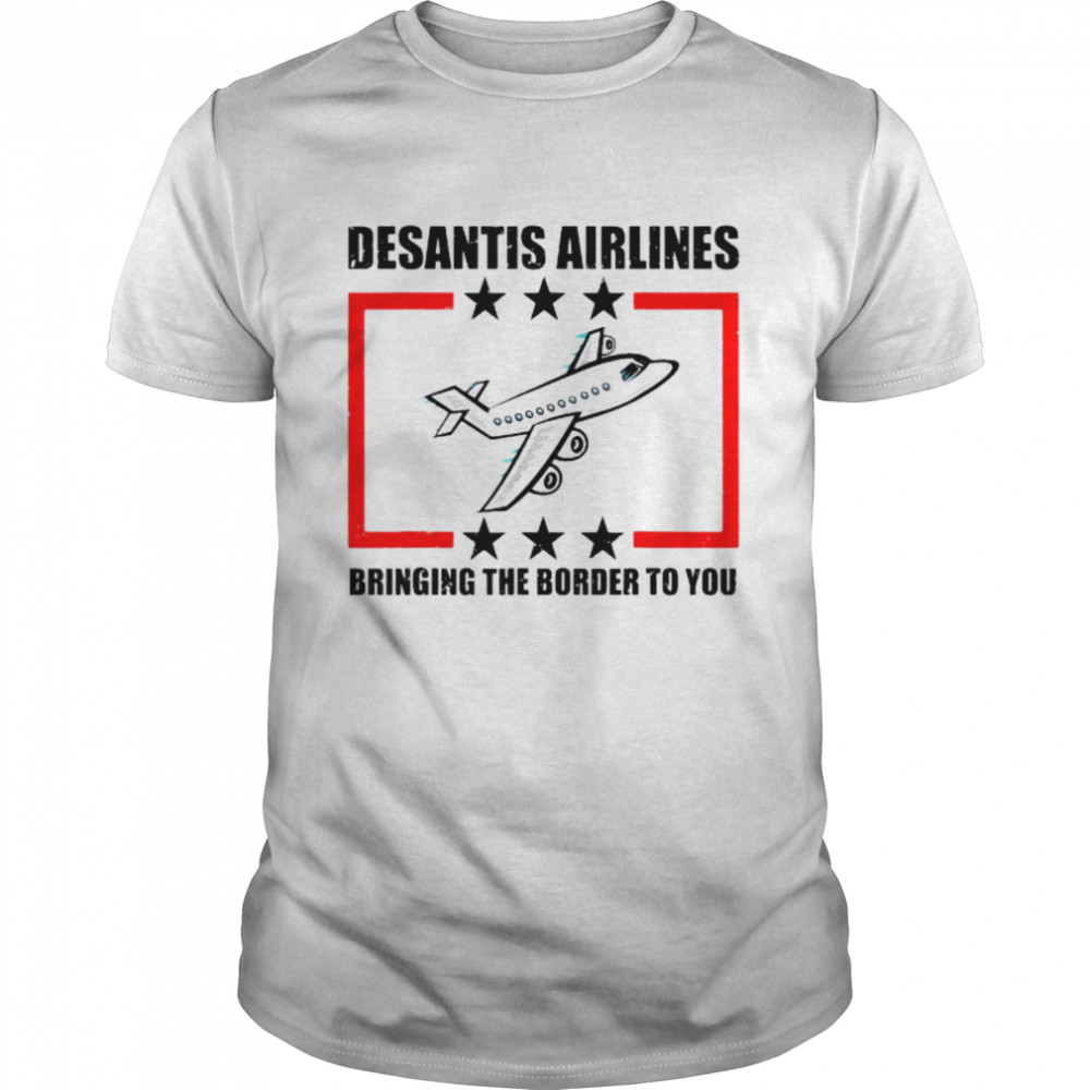 DeSantis Airlines Political Meme DeSantis Tee  Classic Men's T-shirt