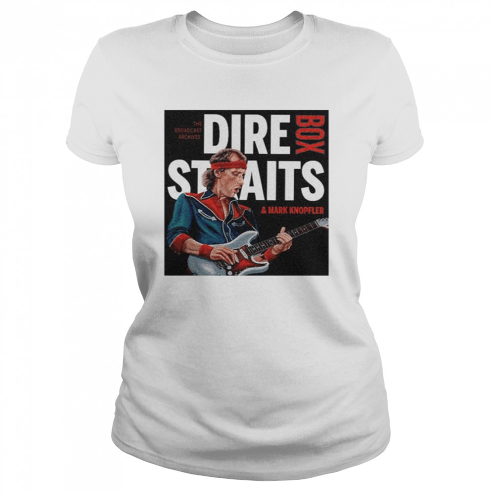 excellent dire straits box shirt classic womens t shirt
