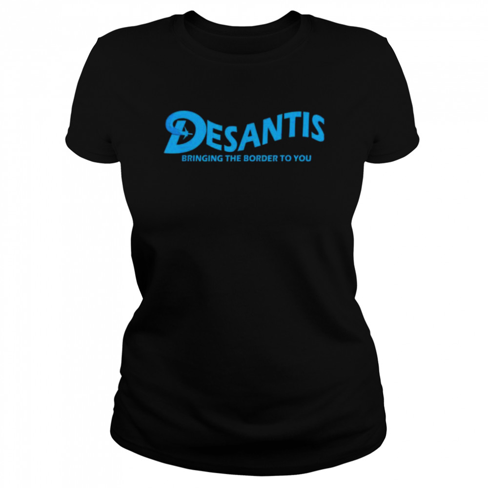 Florida DeSantis Airlines Political Meme Ron DeSantis 2024 Tee  Classic Womens T-shirt
