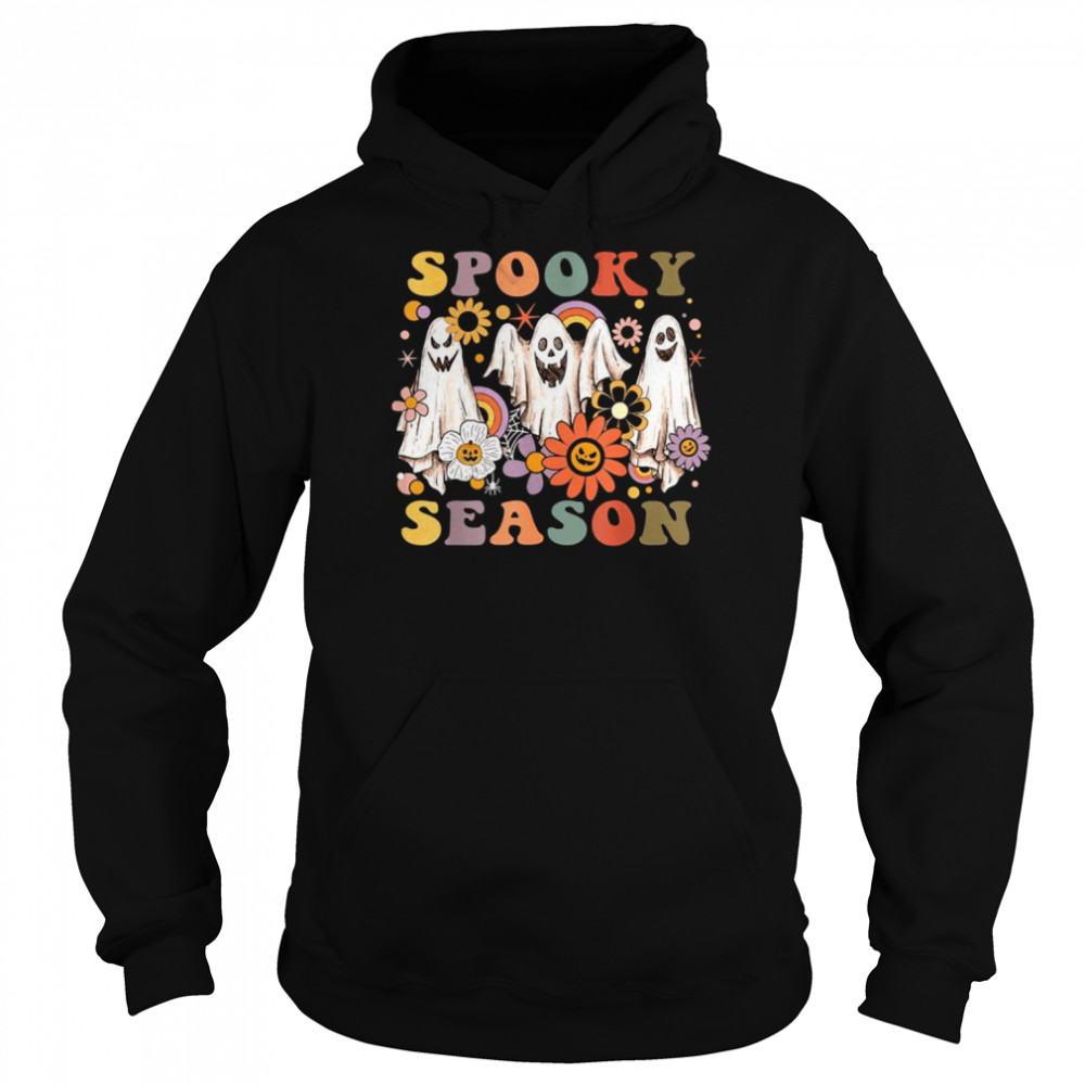 Groovy Ghosts Spooky Season shirt Unisex Hoodie