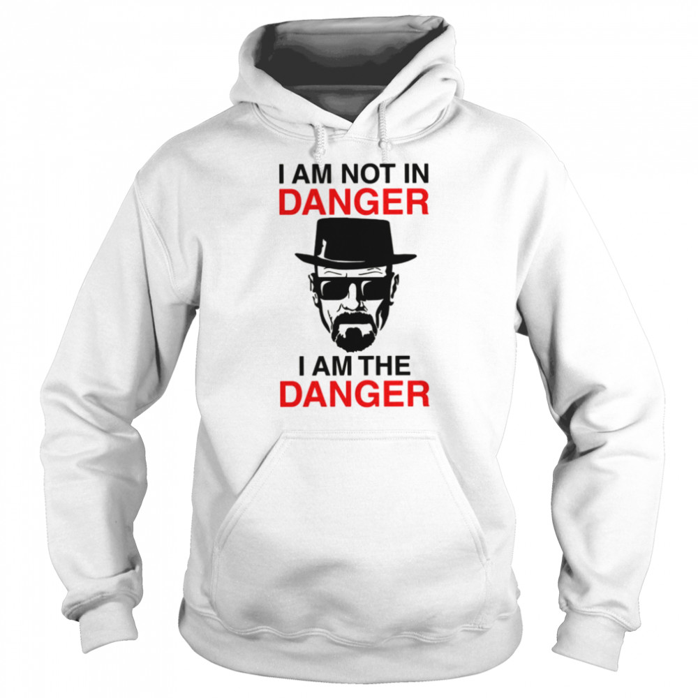 I Am Not In Danger I Am The Danger Walter White Breaking Bad shirt Unisex Hoodie