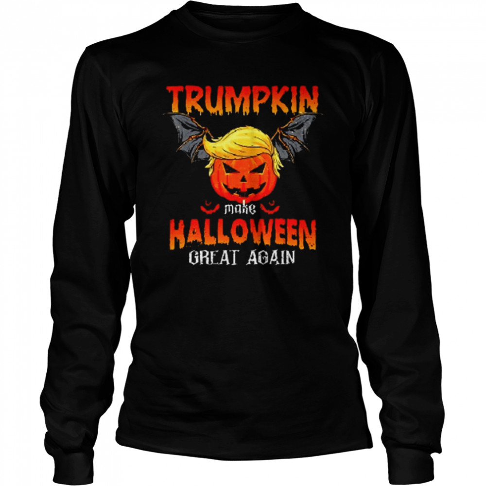 Make Halloween Great Again Bat shirt Long Sleeved T-shirt